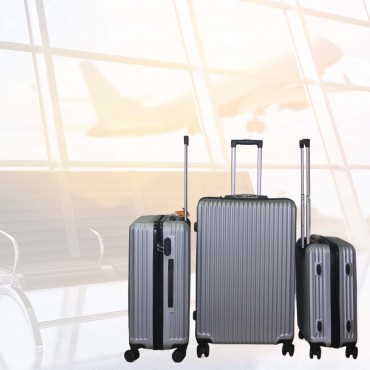  Gri Ucuz Valiz Seti...