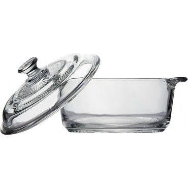 Glass Bowl With Lid...